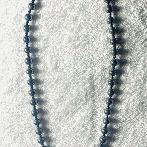 Sophisticated Black Beaded Necklace